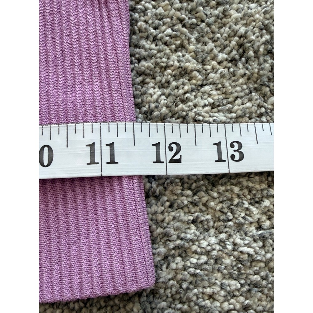 And Now This Womens Ribbed Square Neck Knit Tank Top Purple Small Sleeveless - Picture 5 of 7